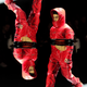 In a trick shot using multiple exposures, a model looks head over heels in Hood by Air, February 2016, New York
Mike Coppola/Getty Images